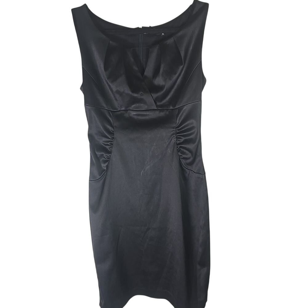 Gold Fashion Black Cocktail Party Prom Sleeveless Bodycon Dress Sz 10